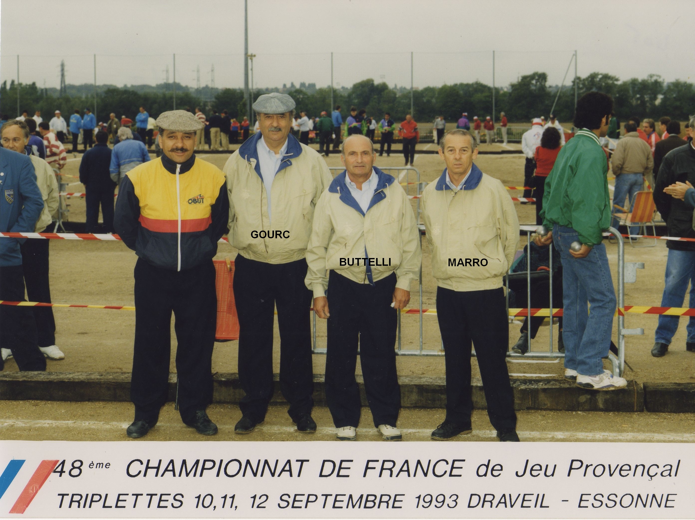 1993 au championnat de France triplettes à DRAVEIL