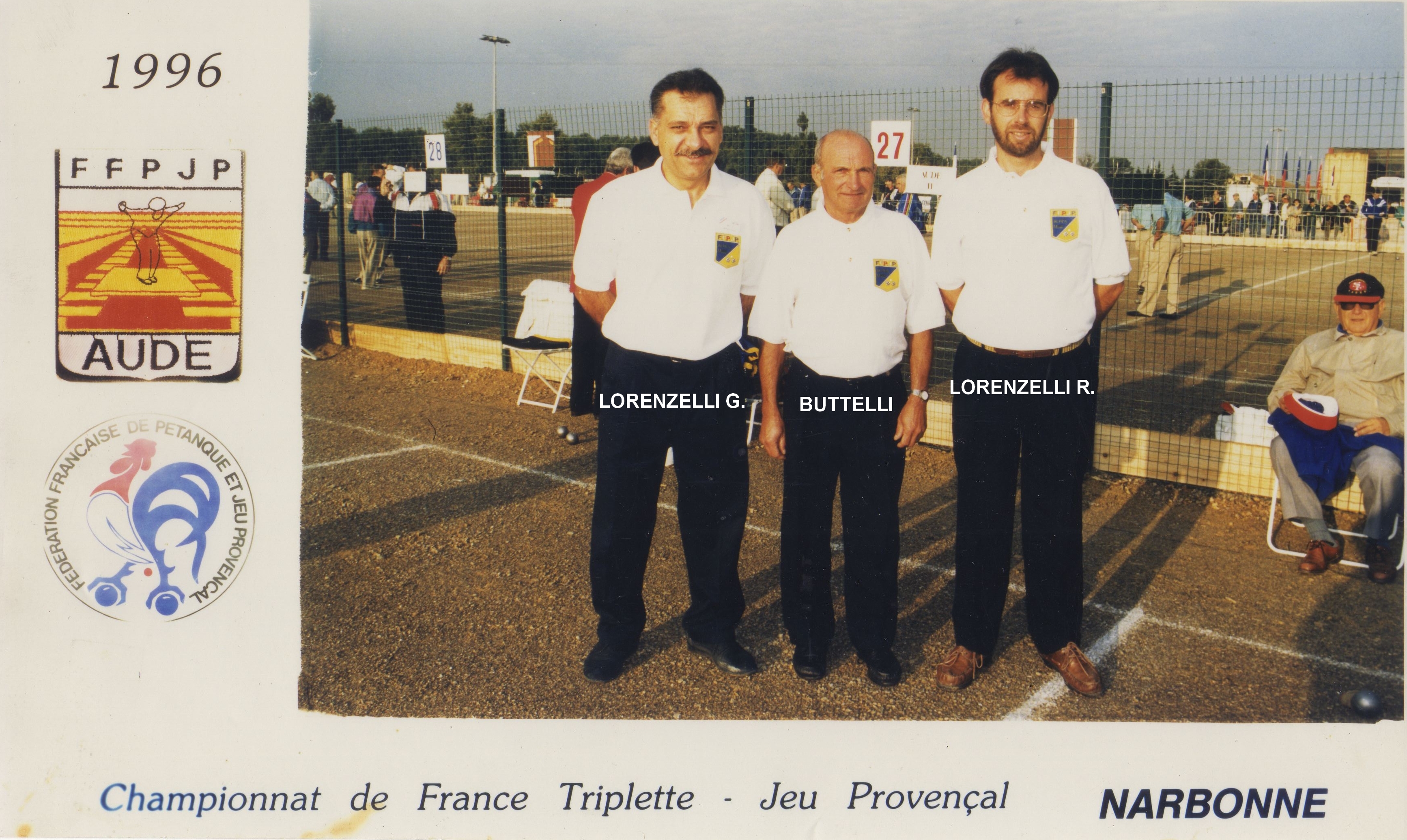 1996 au championnat de France triplettes à NARBONNE