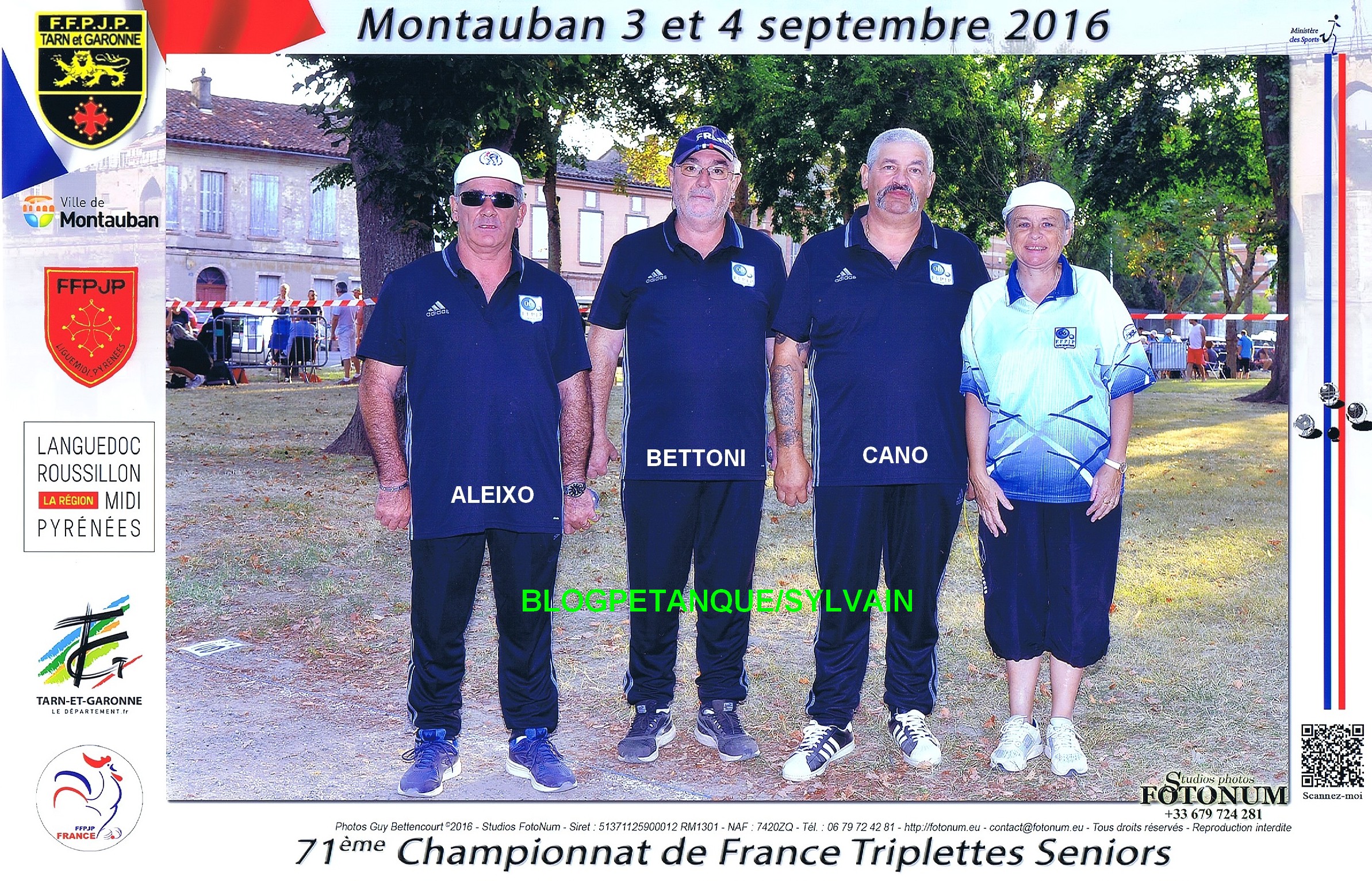 L'année 2016 à la Pétanque L'année 2016 à la Pétanque