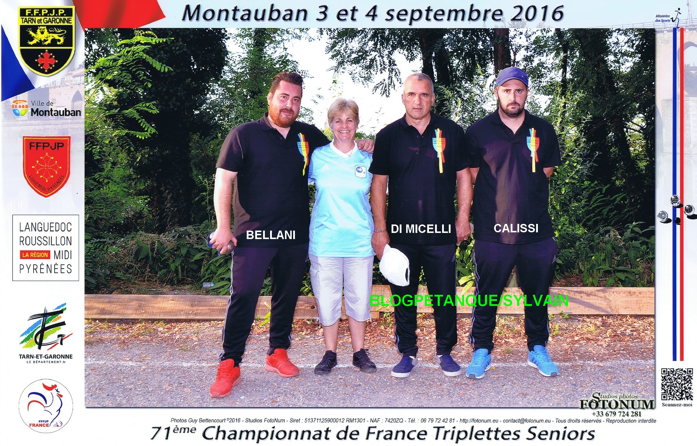 L'année 2016 à la Pétanque L'année 2016 à la Pétanque