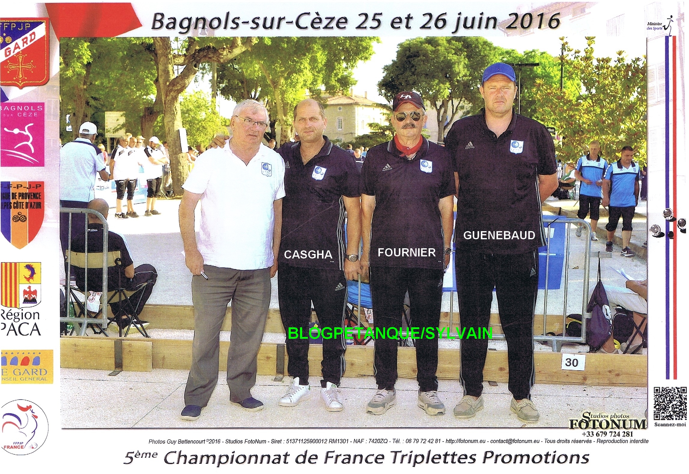 L'année 2016 à la Pétanque L'année 2016 à la Pétanque