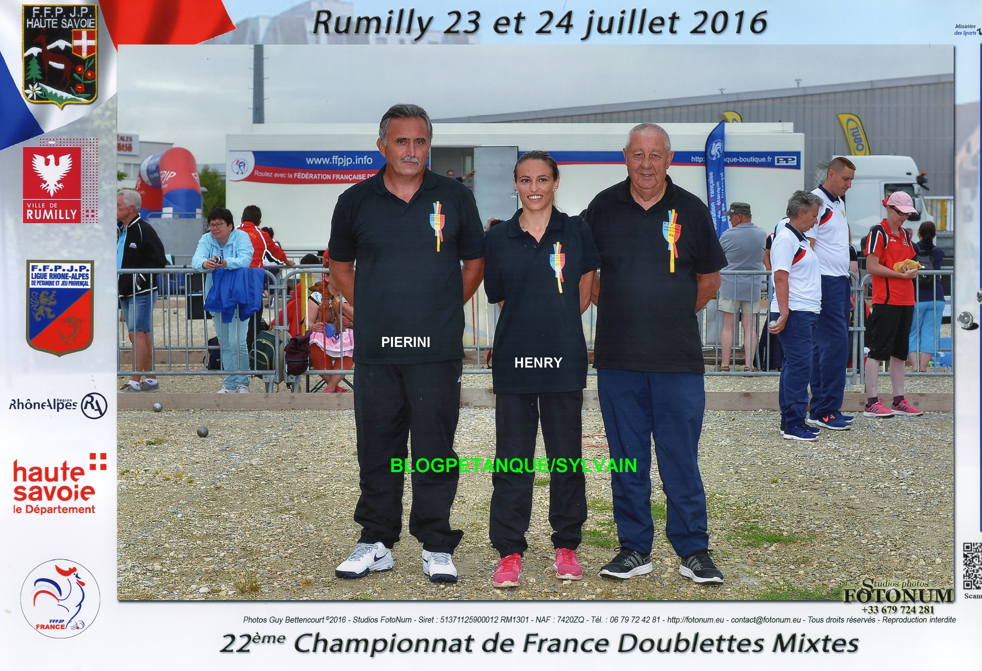 L'année 2016 à la Pétanque L'année 2016 à la Pétanque