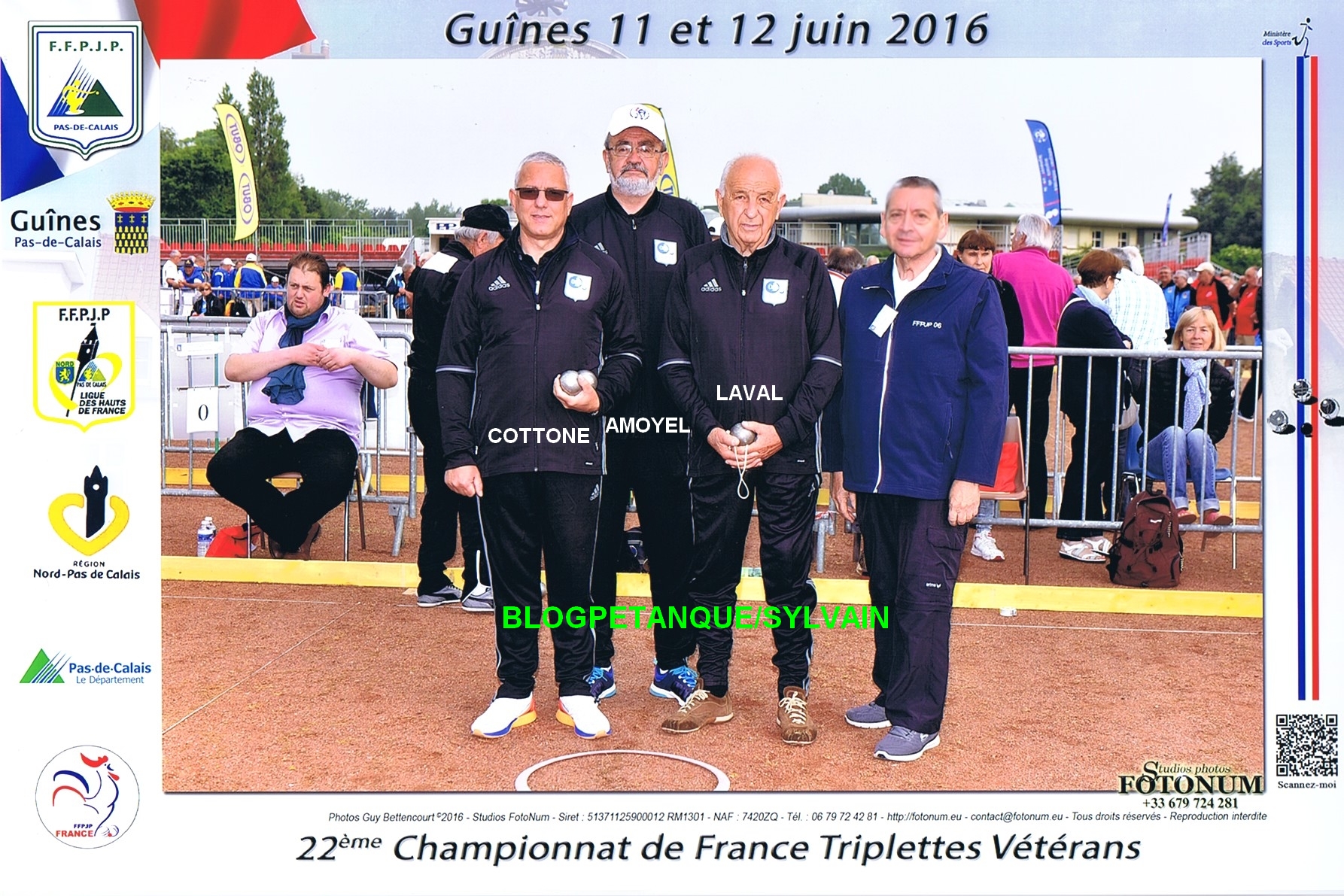 L'année 2016 à la Pétanque L'année 2016 à la Pétanque