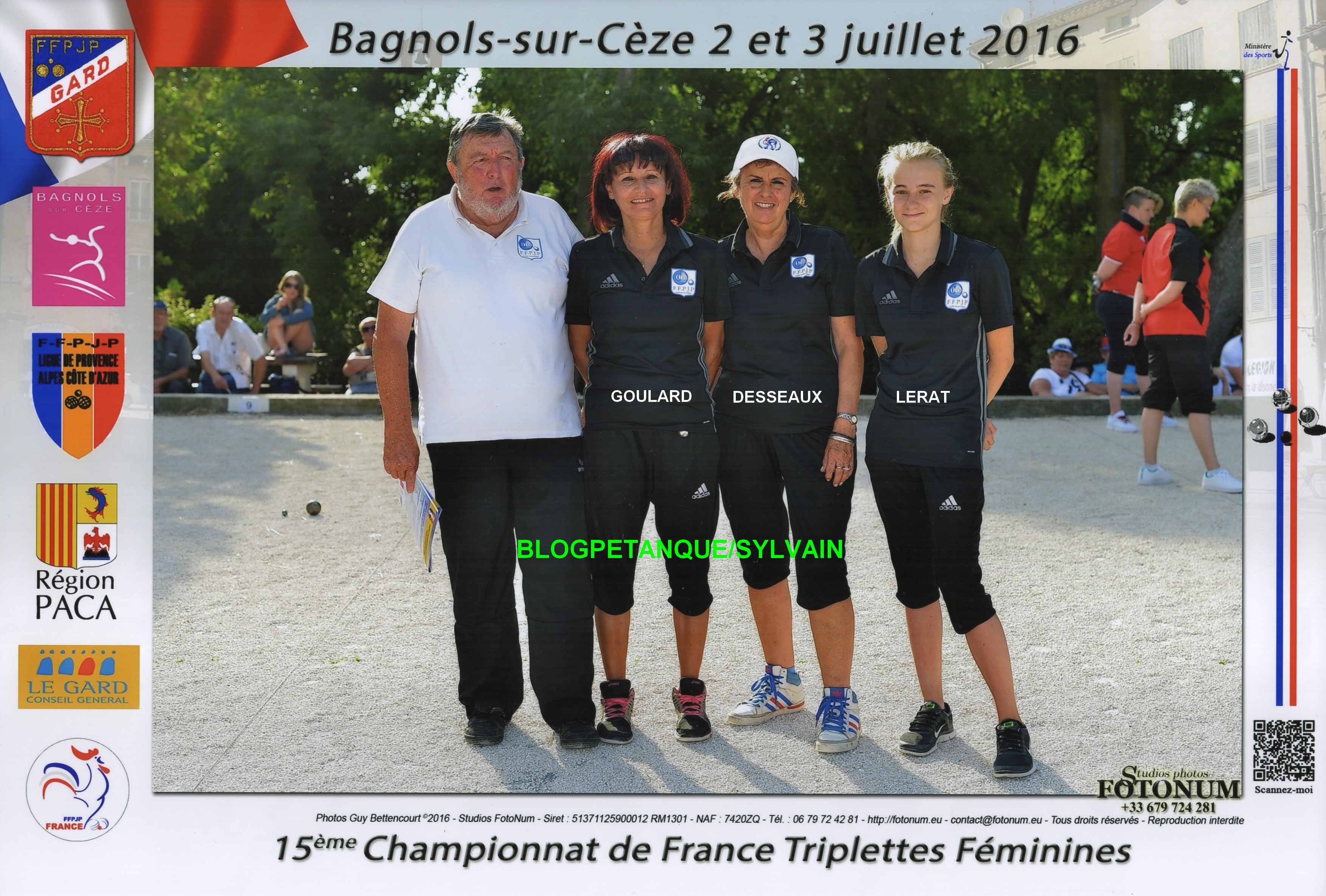 L'année 2016 à la Pétanque L'année 2016 à la Pétanque