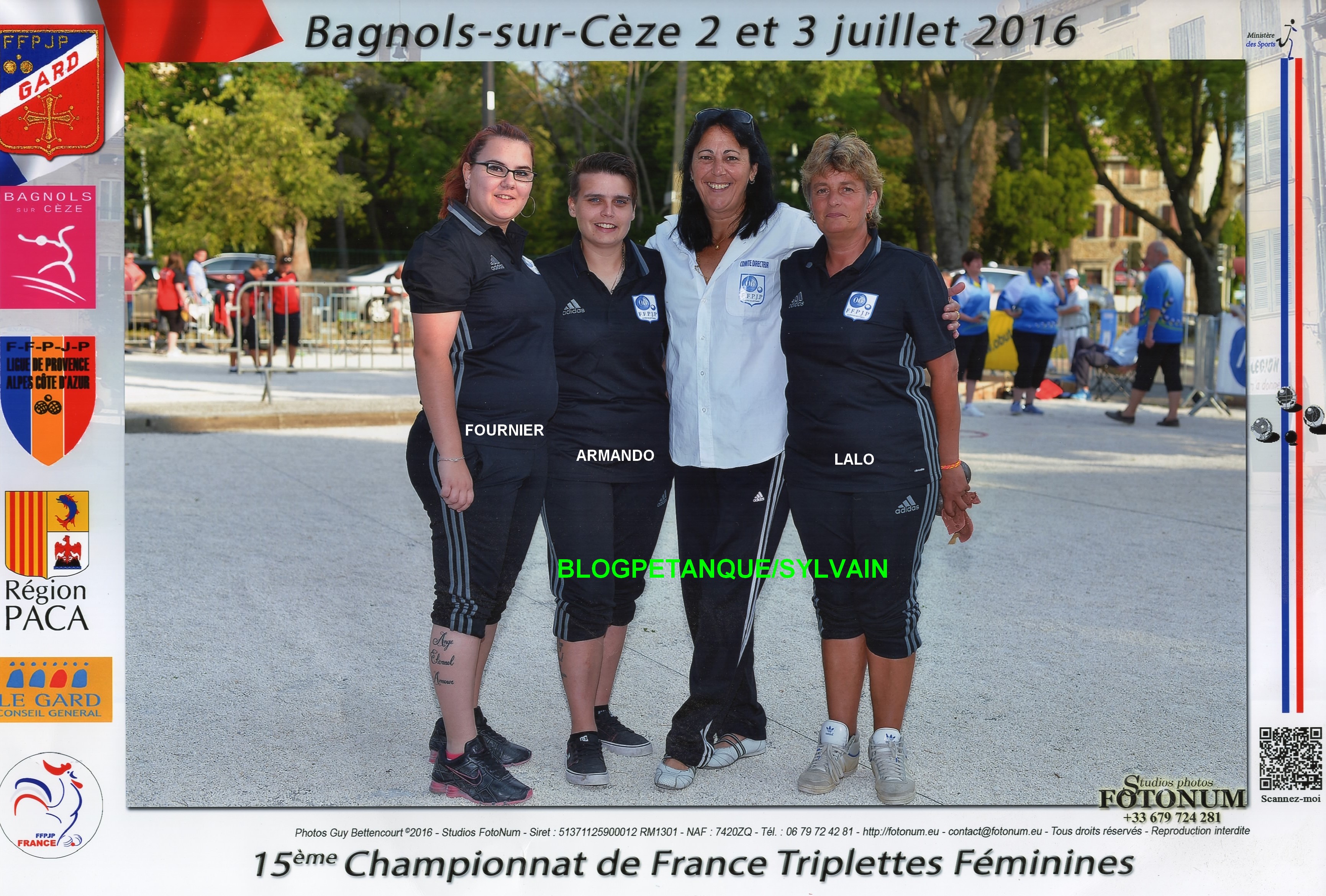 L'année 2016 à la Pétanque L'année 2016 à la Pétanque