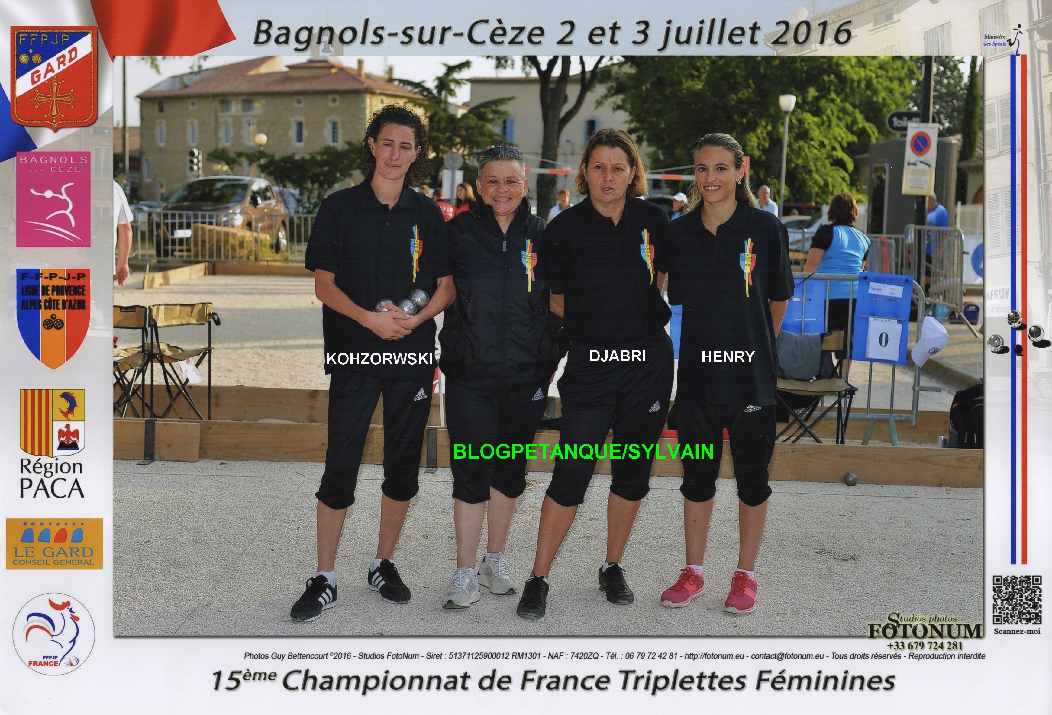 L'année 2016 à la Pétanque L'année 2016 à la Pétanque