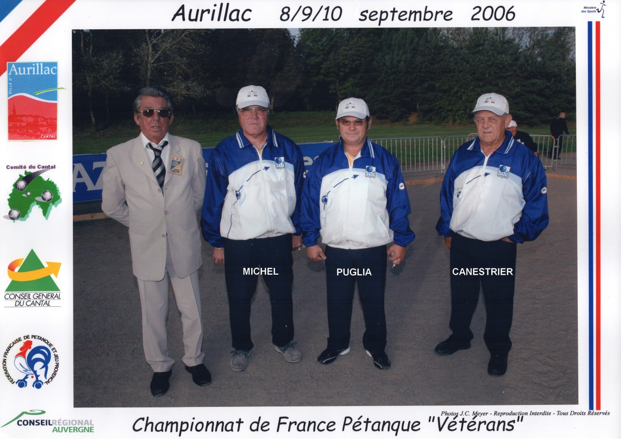 2006 MICHEL-PUGLIA-CANESTRIER 2006 MICHEL-PUGLIA-CANESTRIER