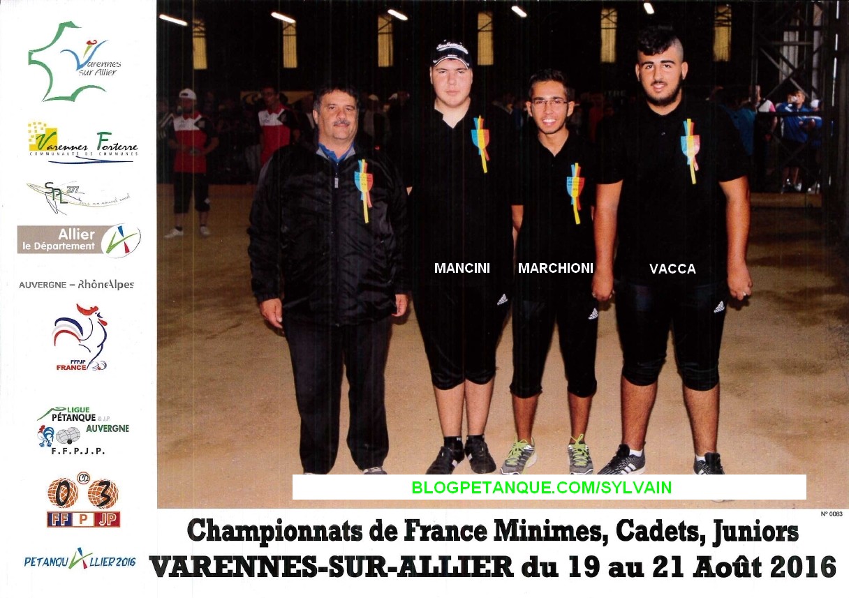 2016 MANCINI-MARCHIONI-VACCA 2016 MANCINI-MARCHIONI-VACCA