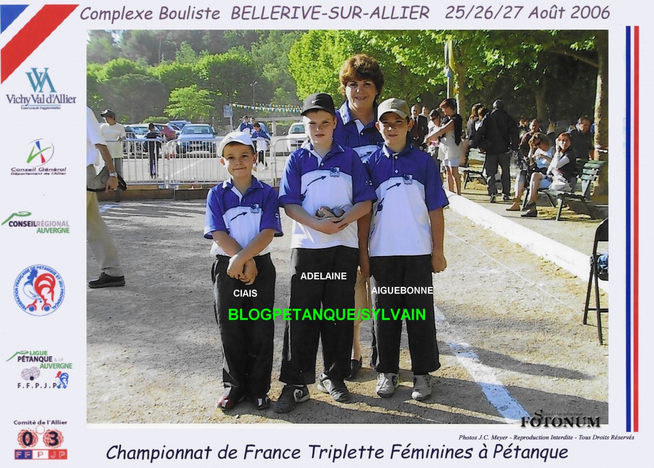 2006 CIAIS-ADELAINE-AIGUEBONNE 2006 CIAIS-ADELAINE-AIGUEBONNE