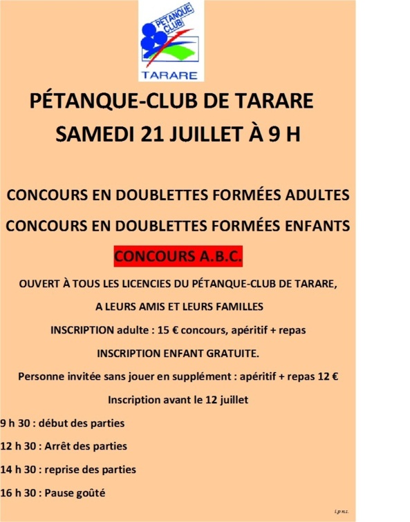 Concours interne du 21 Juillet 2012