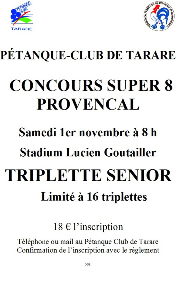 Concours super 8 Provençal Concours super 8 Provençal