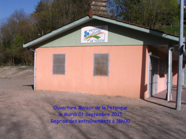 Ouverture de la Maison de la Pétanque Ouverture de la Maison de la Pétanque
