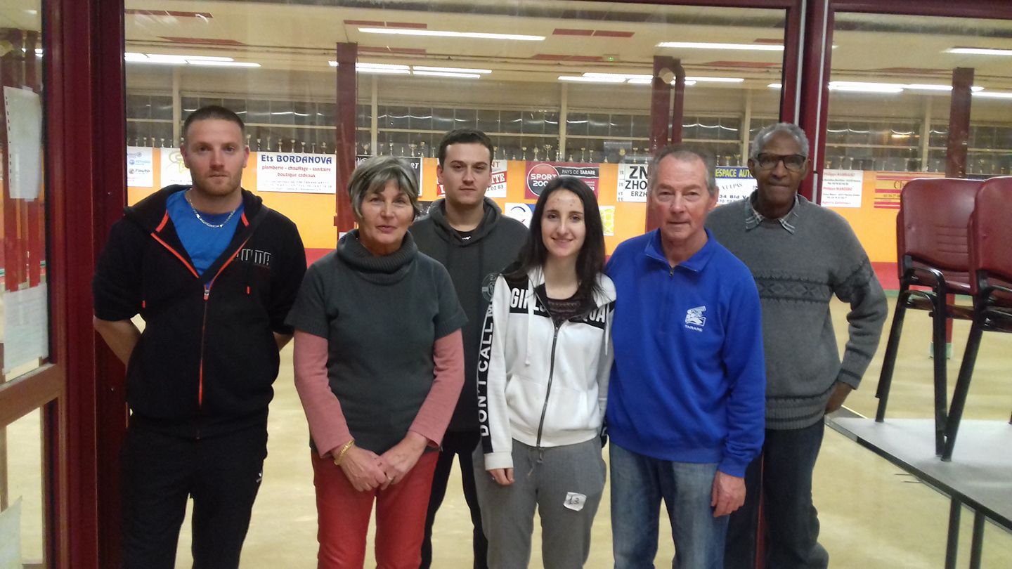 Résultats triplette mixte du 03 Février 2018 Résultats triplette mixte du 03 Février 2018