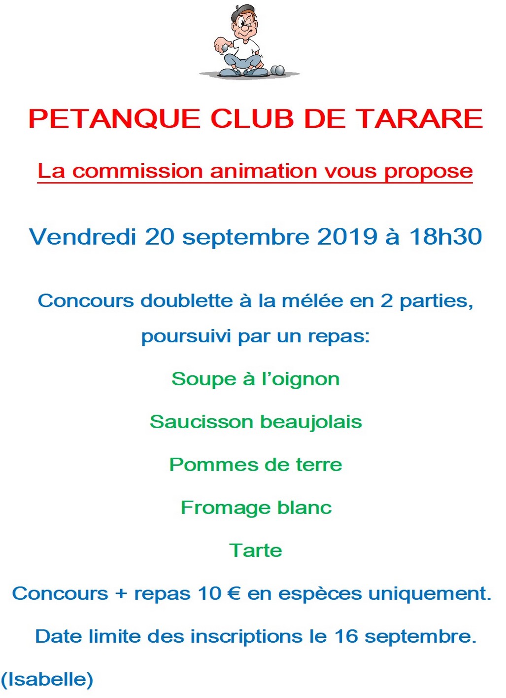 Concours mélée