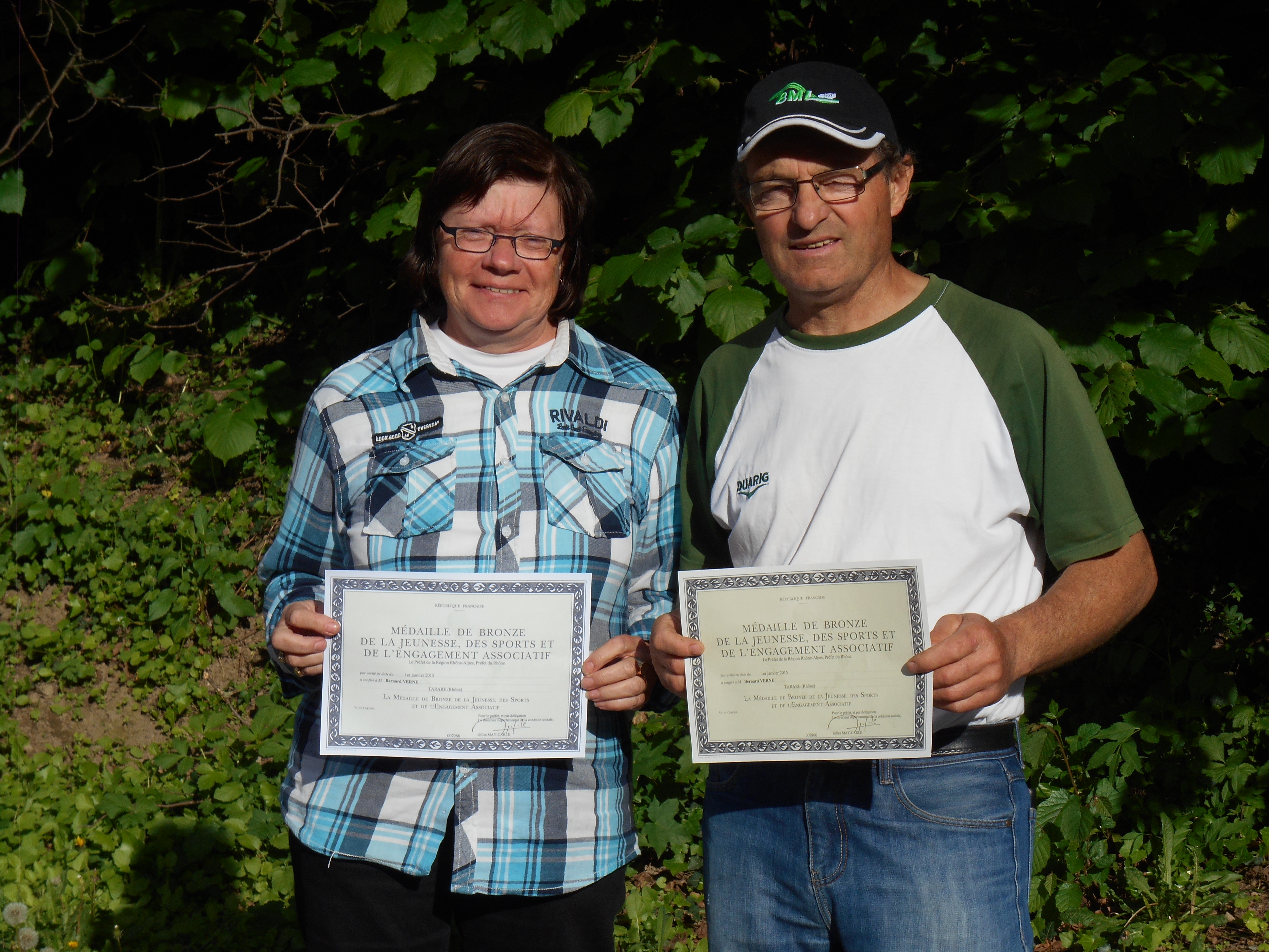 Des licenciés récompensés par Jeunesse et Sports Des licenciés récompensés par Jeunesse et Sports