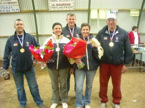 les vainqueurs de la 1ere coupe de ligue des Hauts de France