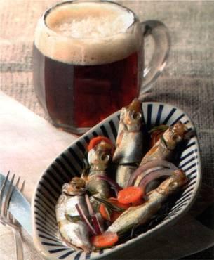 Sprats à la bière rousse Sprats à la bière rousse