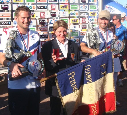 BRAVO Jeremy et Christophe vous avez enflammés le boulodrome de BRUAY