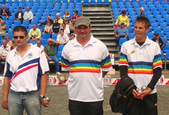 Georget Cyril Grandet Thierry Rocher Dylan au concours de tir Georget Cyril Grandet Thierry Rocher Dylan au concours de tir