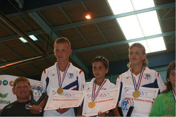 champion de France cadets Rousseau Baptiste Vielle Alexandre Rocher Mendy (72)