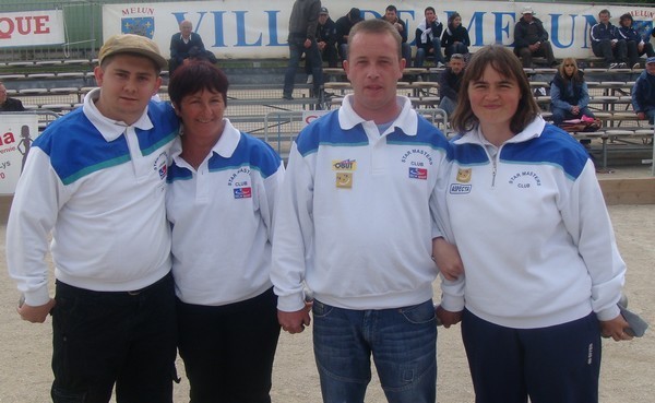 1/2 finale Melun doublette mixte Star Master's contre Star Master's