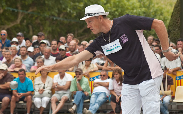 Lucien Bertoux au tir de bouchon