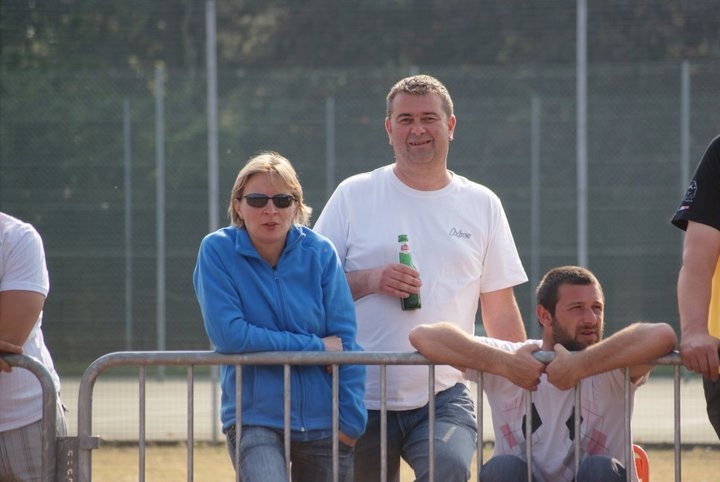 Emilie et bibi en spectateurs ,bises