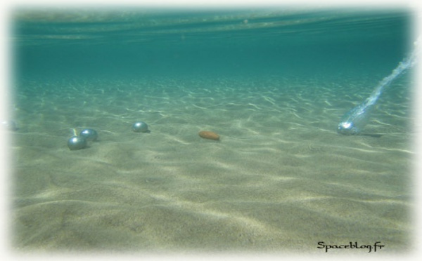 Pétanque sous marine