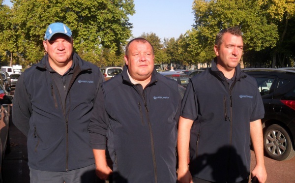 Joueurs du Team à Amiens