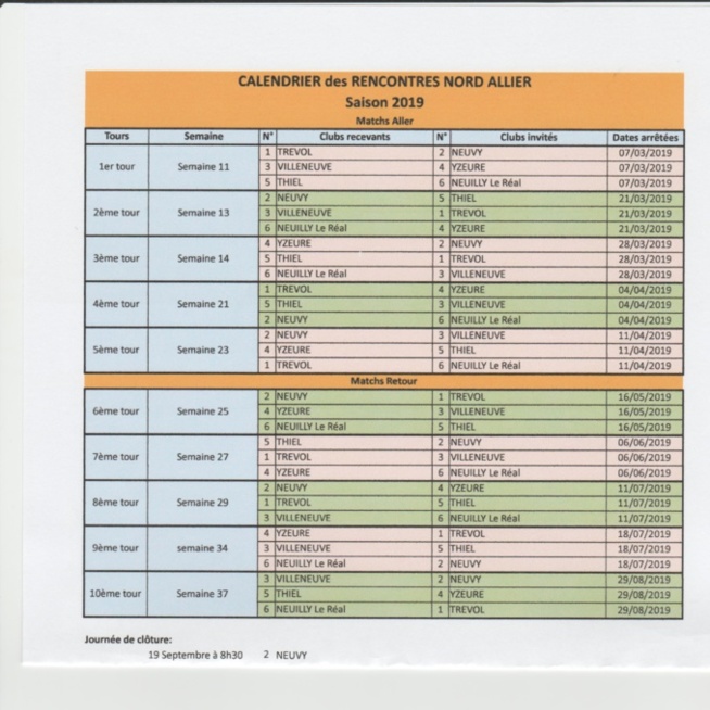 COUPE NORD ALLIER COUPE NORD ALLIER