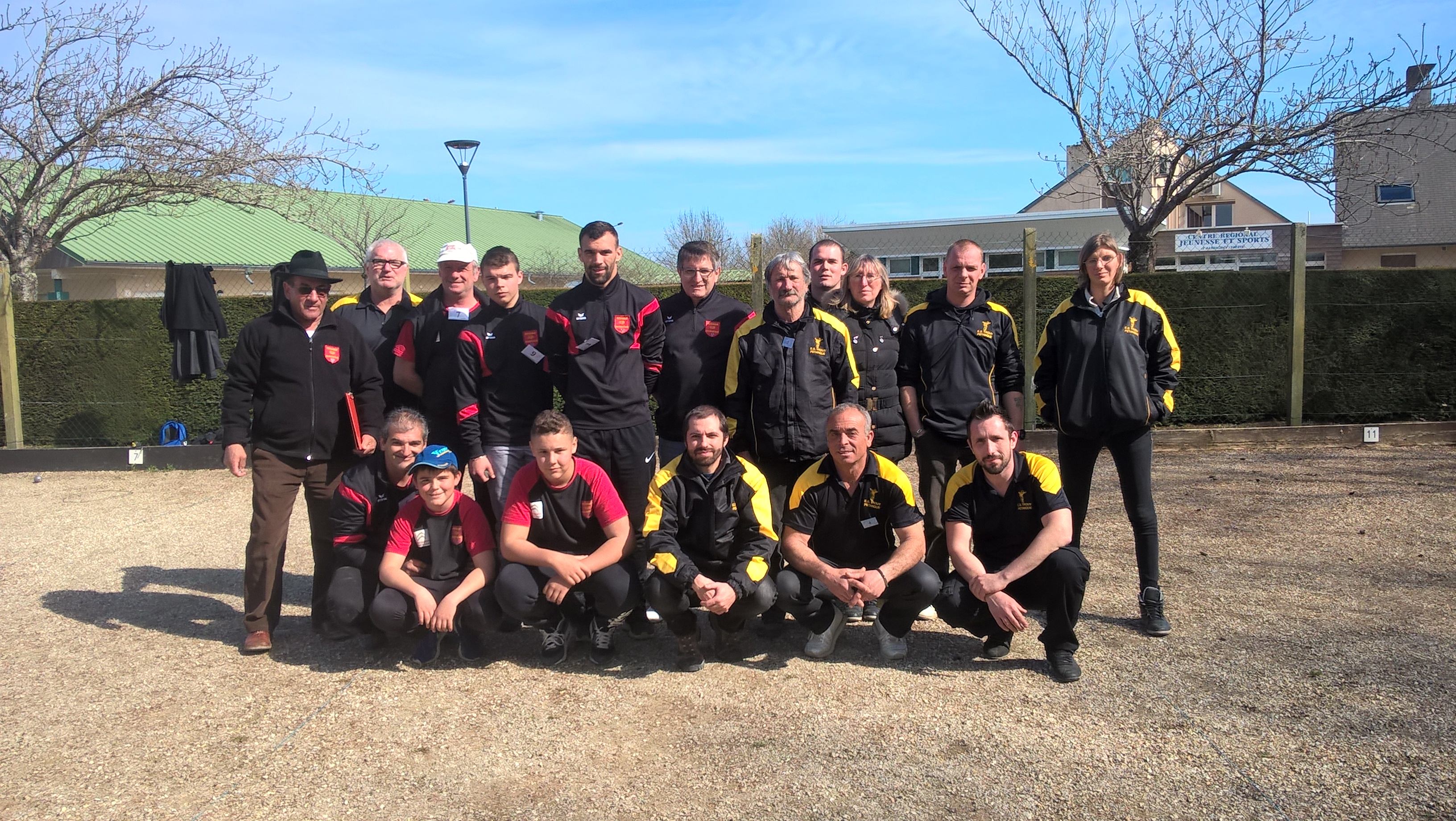 Avec l'équipe de Charost !! Avec l'équipe de Charost !!