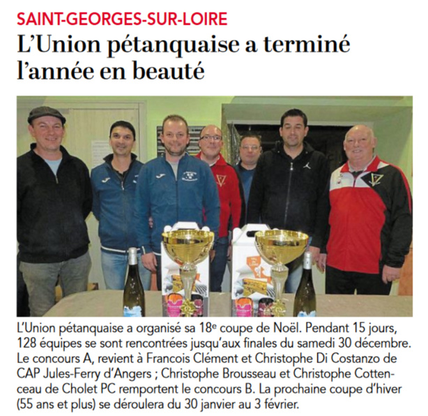 Finale Coupe de Noël 2018 Finale Coupe de Noël 2018