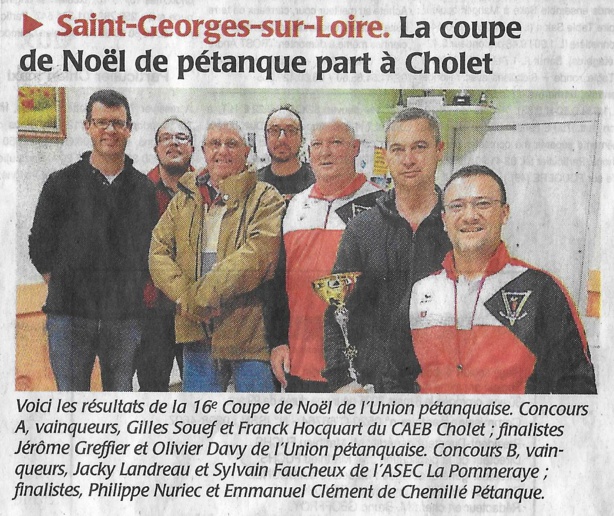 Finale Coupe de Noël 2015 Finale Coupe de Noël 2015