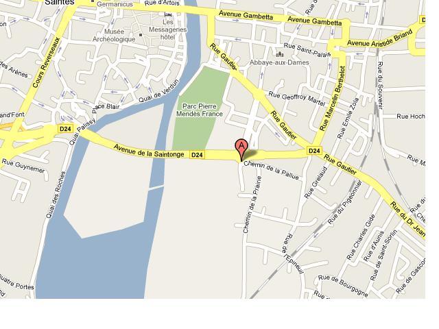 PLAN D'ACCES DU TERRAIN DE LA PALU PLAN D'ACCES DU TERRAIN DE LA PALU