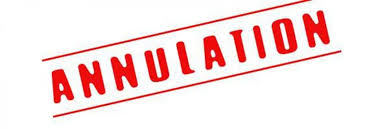 ANNULATION GRAND PRIX ACPE ANNULATION GRAND PRIX ACPE