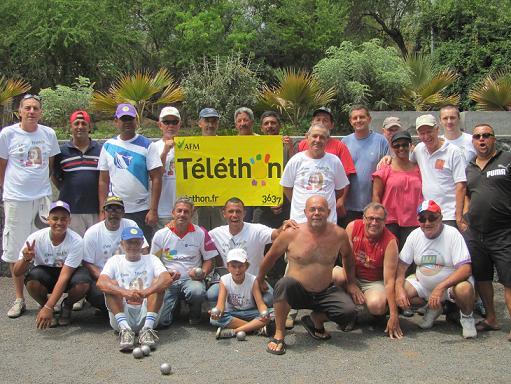 Les participants au Téléthon 2010