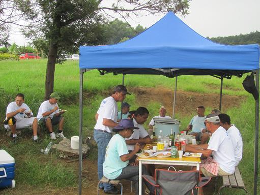 Repas convivial de l'USCES pour la pause déjeuner