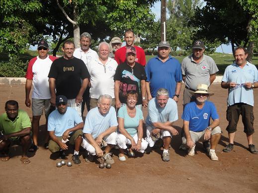 Les participants à l'animation jeu provencal