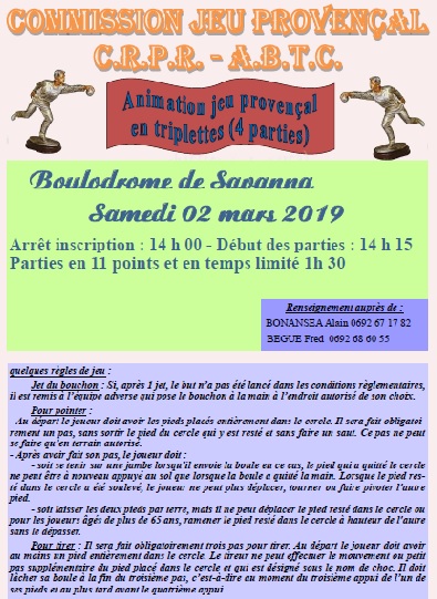 ANIMATION JEU PROVENCAL ANIMATION JEU PROVENCAL