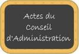 P.V REUNIONS CONSEIL D'ADMINISTRATION DES 1 ET 23 FEVRIER