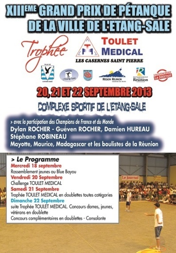 Le 13ème Grand Prix de la Ville de l'Etang-Salé Le 13ème Grand Prix de la Ville de l'Etang-Salé