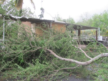 Le club house a eu chaud aux fesses!!! Le club house a eu chaud aux fesses!!!