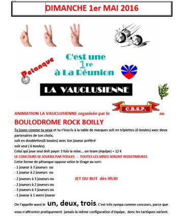 1ERE VAUCLUSIENNE 1ERE VAUCLUSIENNE