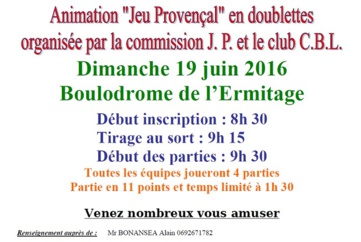 ANIMATION JEU PROVENCAL ANIMATION JEU PROVENCAL