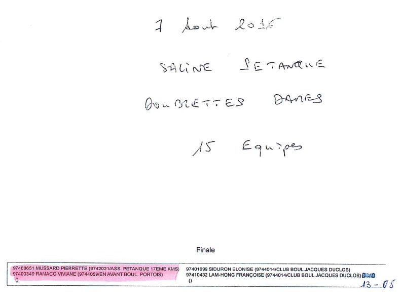 4EME GRAND PRIX DE LA SALINE