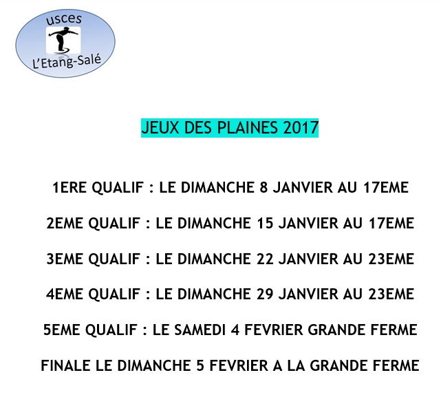 JEUX DES PLAINES JEUX DES PLAINES