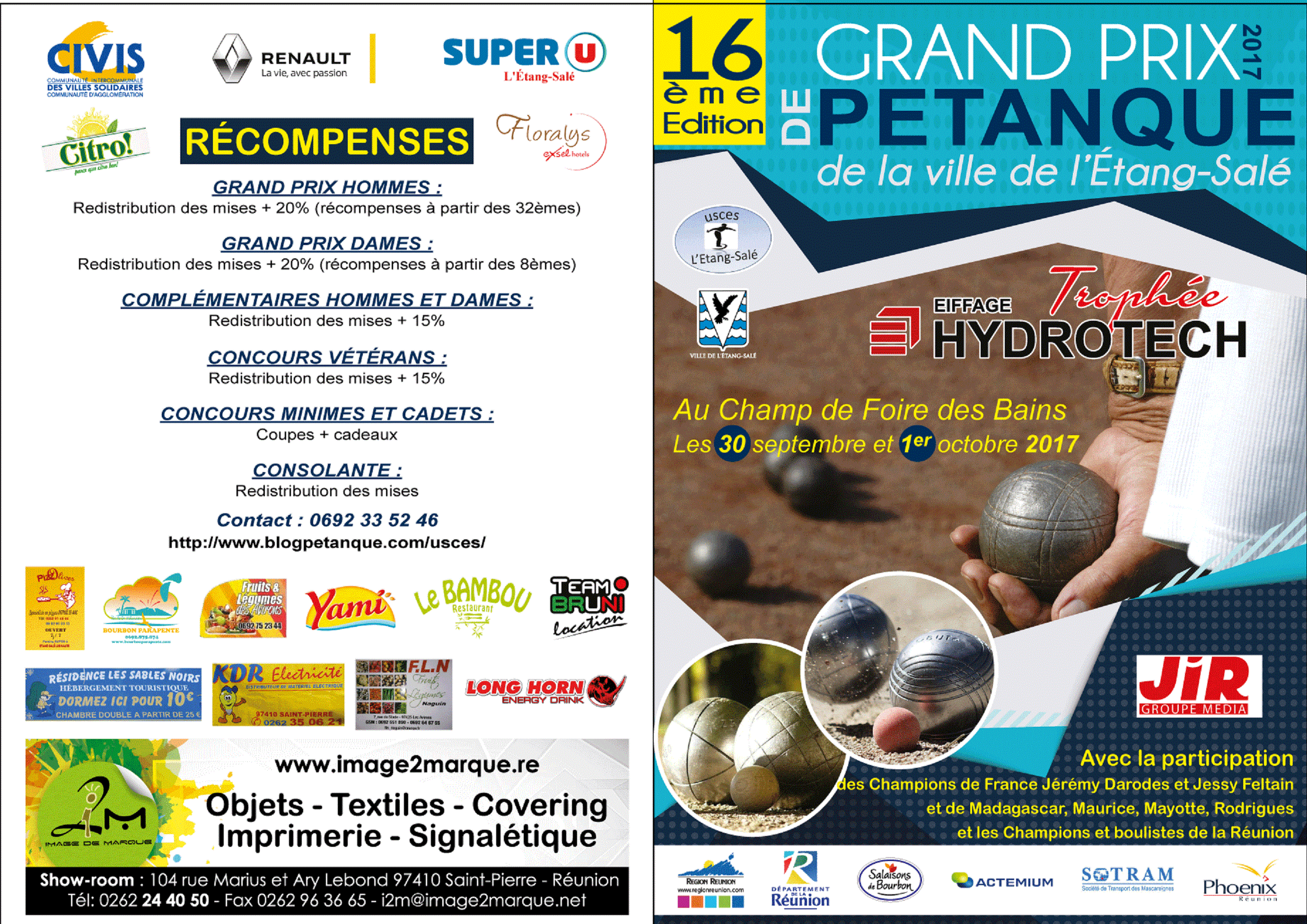 17ème GRAND PRIX DE LA VILLE DE L'ETANG-SALE 17ème GRAND PRIX DE LA VILLE DE L'ETANG-SALE