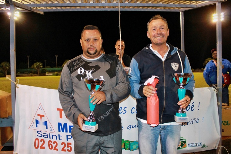 Joël Caro: une bonne prestation pour son retour à la compétition après quelques mois d'absence (photo souvenir Challenge Toulet en 2012 avec Emmanuel Lucien) Joël Caro: une bonne prestation pour son retour à la compétition après quelques mois d'absence (photo souvenir Challenge Toulet en 2012 avec Emmanuel Lucien)