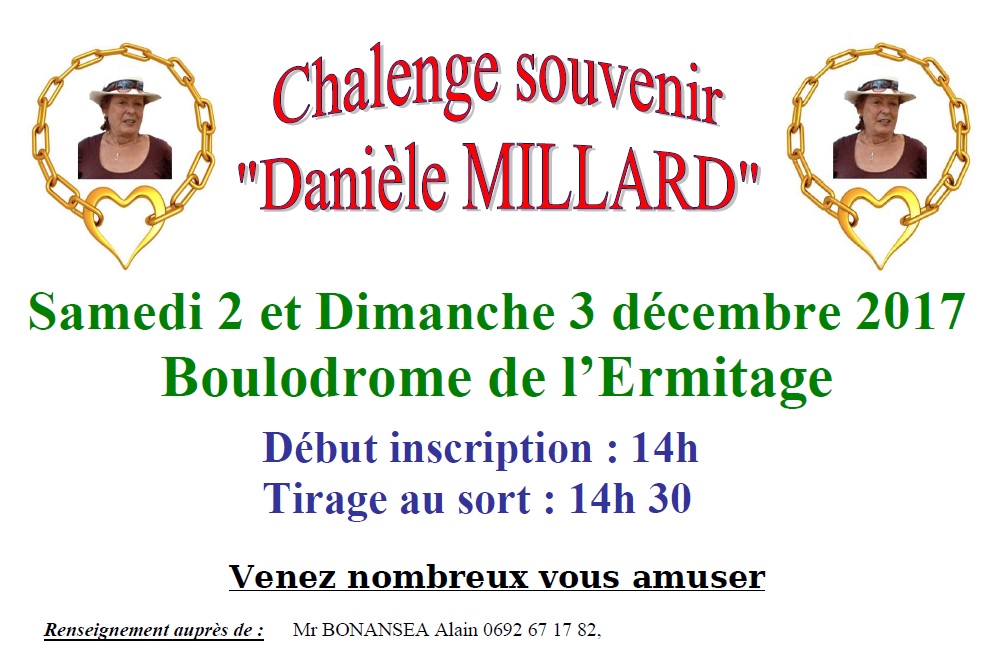 CHALENGE MILLARD CHALENGE MILLARD
