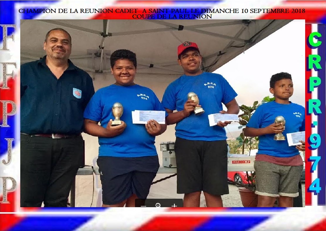 COUPE DE LA REUNION TRIPLETTES CADETS